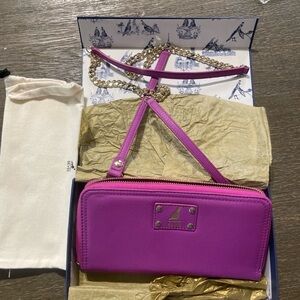 Pink Crossbody Wallet